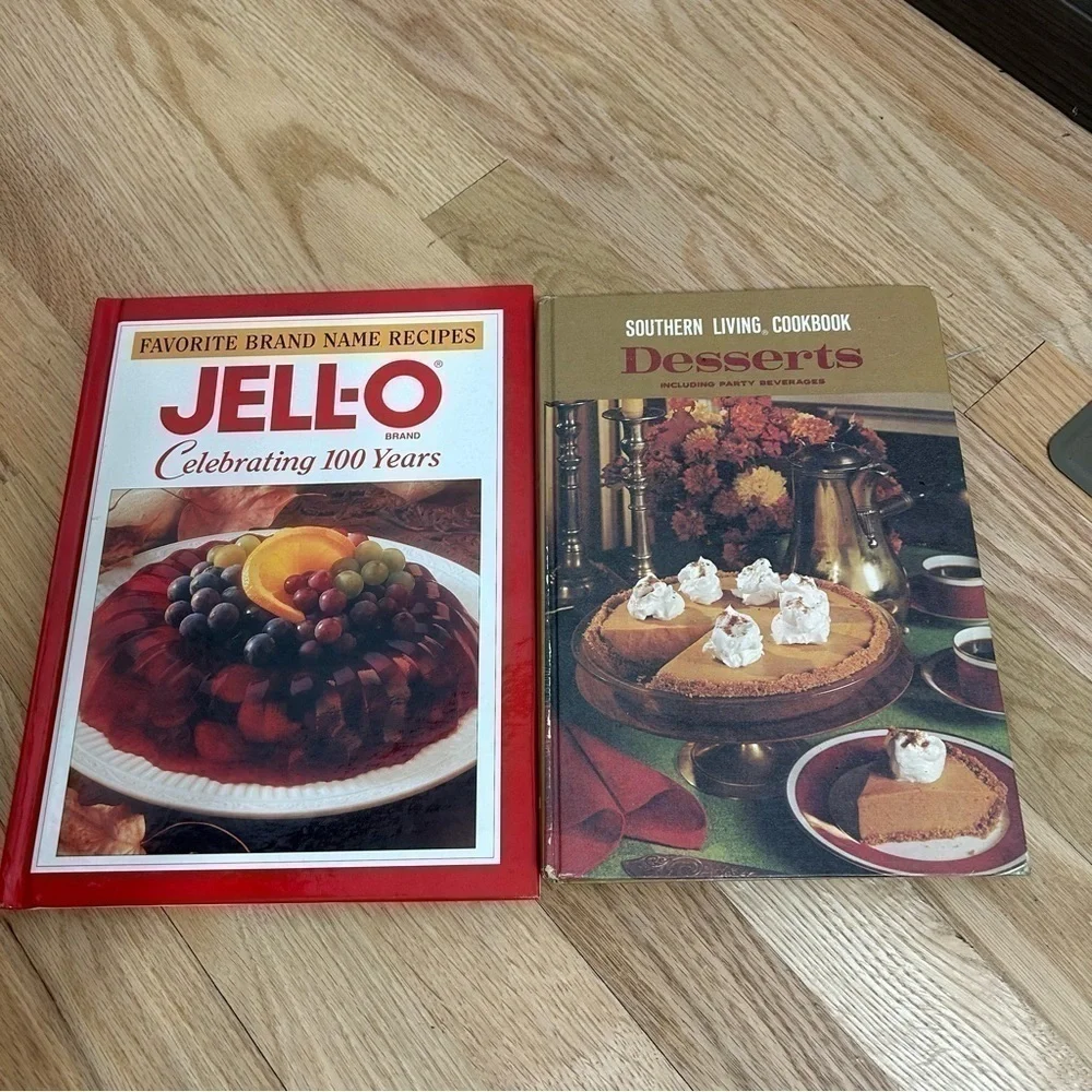 Jello 100 Years Cookbook Southern Living Desserts Party Beverages Bundle Lot
